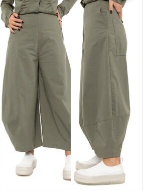 Rundholz Black Label SS2023 344 Olive Green Techno Stretch Pants